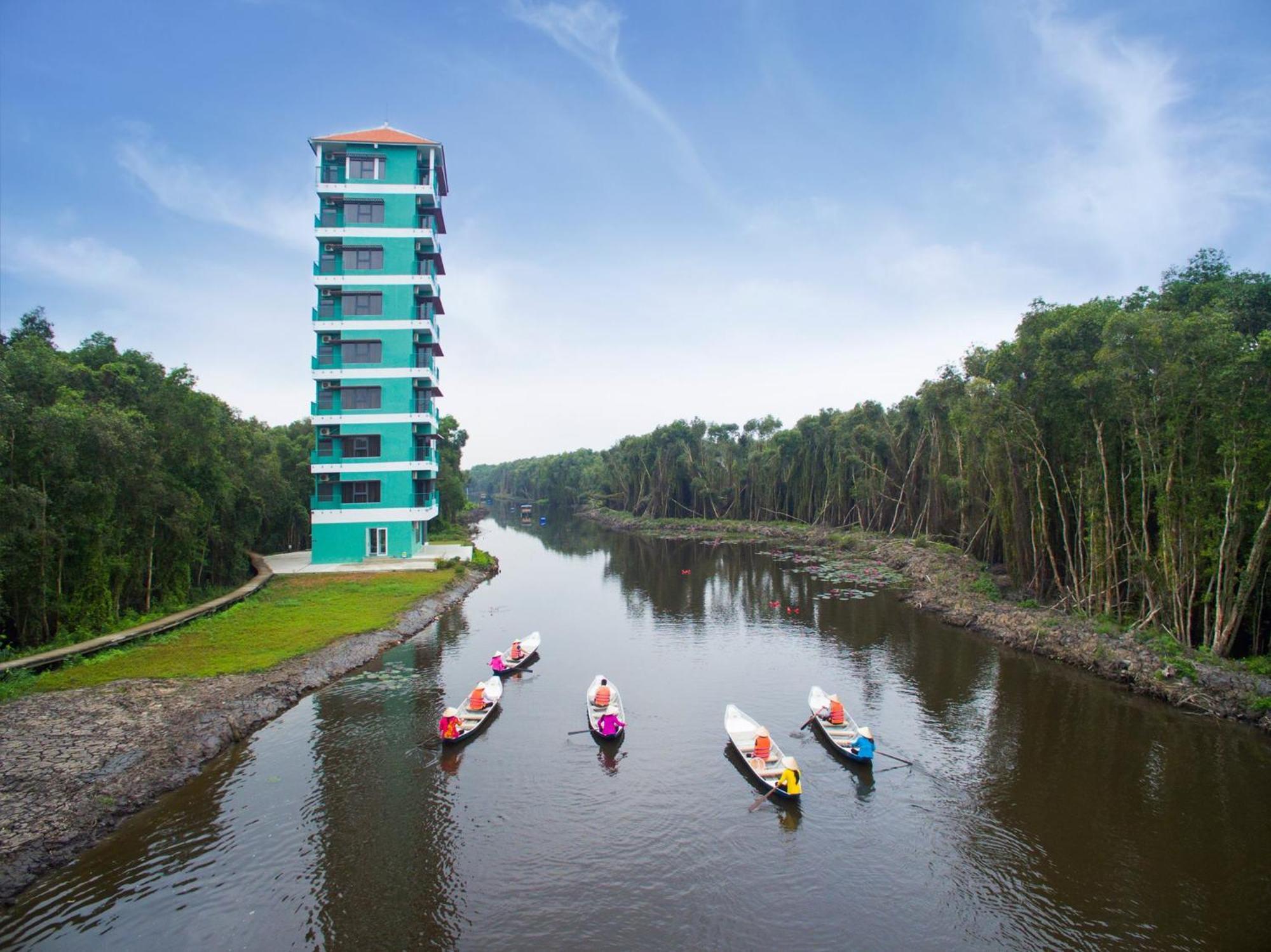 Kdl Lang Noi Tan Lap - Tan Lap Floating Village Moc Hoa Eksteriør bilde